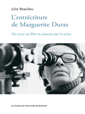 cover image of L'entrécriture de Marguerite Duras